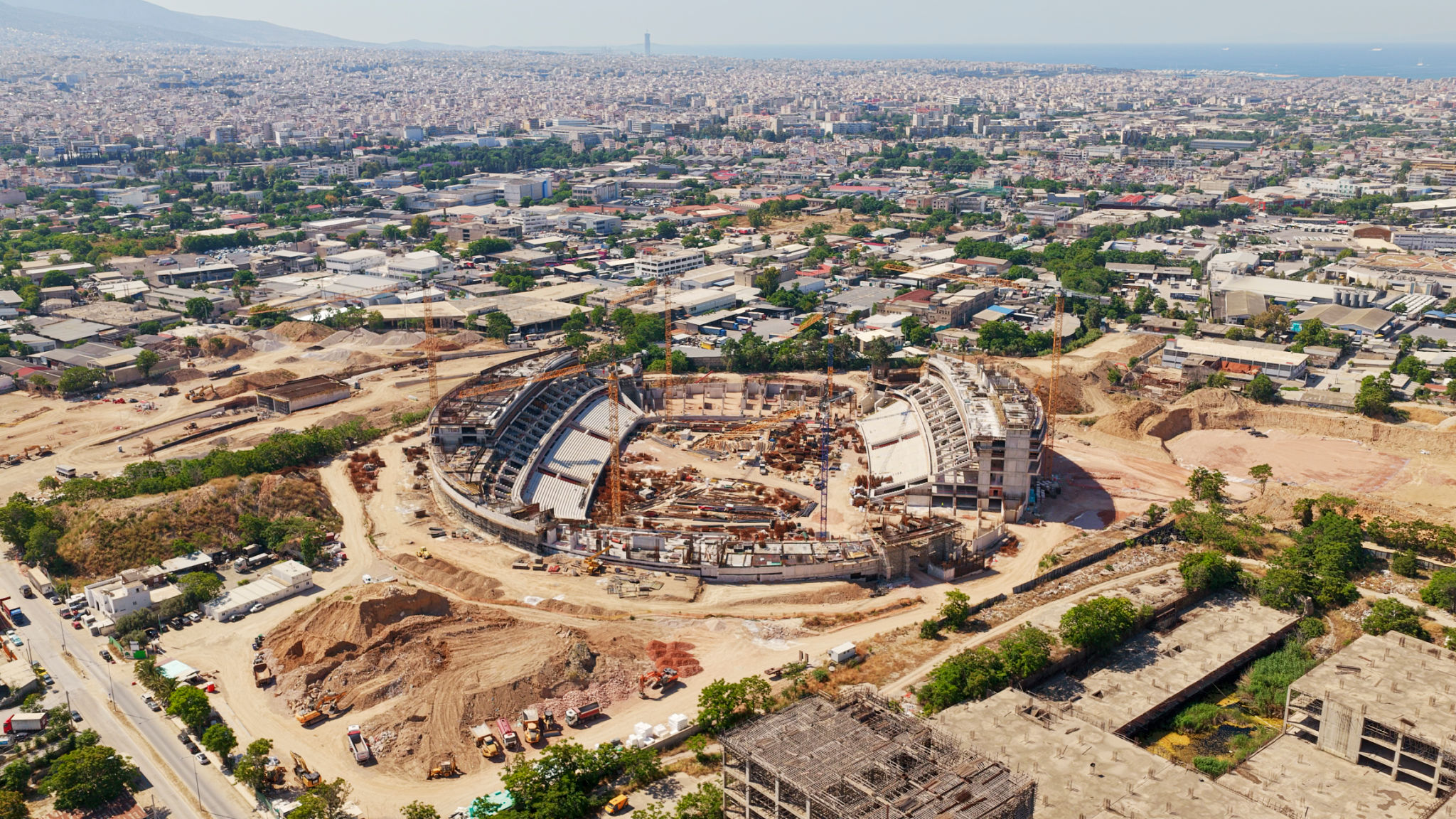 Large-scale infrastructure project under development